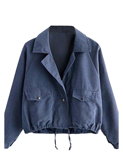 Women's Military Anorak Safari Utility Lightweight Sleeveless Stretchy Drawstring Jacket Vest With Zipper And Pocket