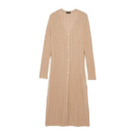Wide Ribbed Long Cardigan