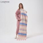 Striped Pom Scarf - Image 2